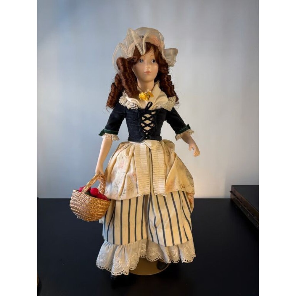Ashton Drake Porcelain Doll Rococo Gown Strawberry Basket Boxed Collector Doll